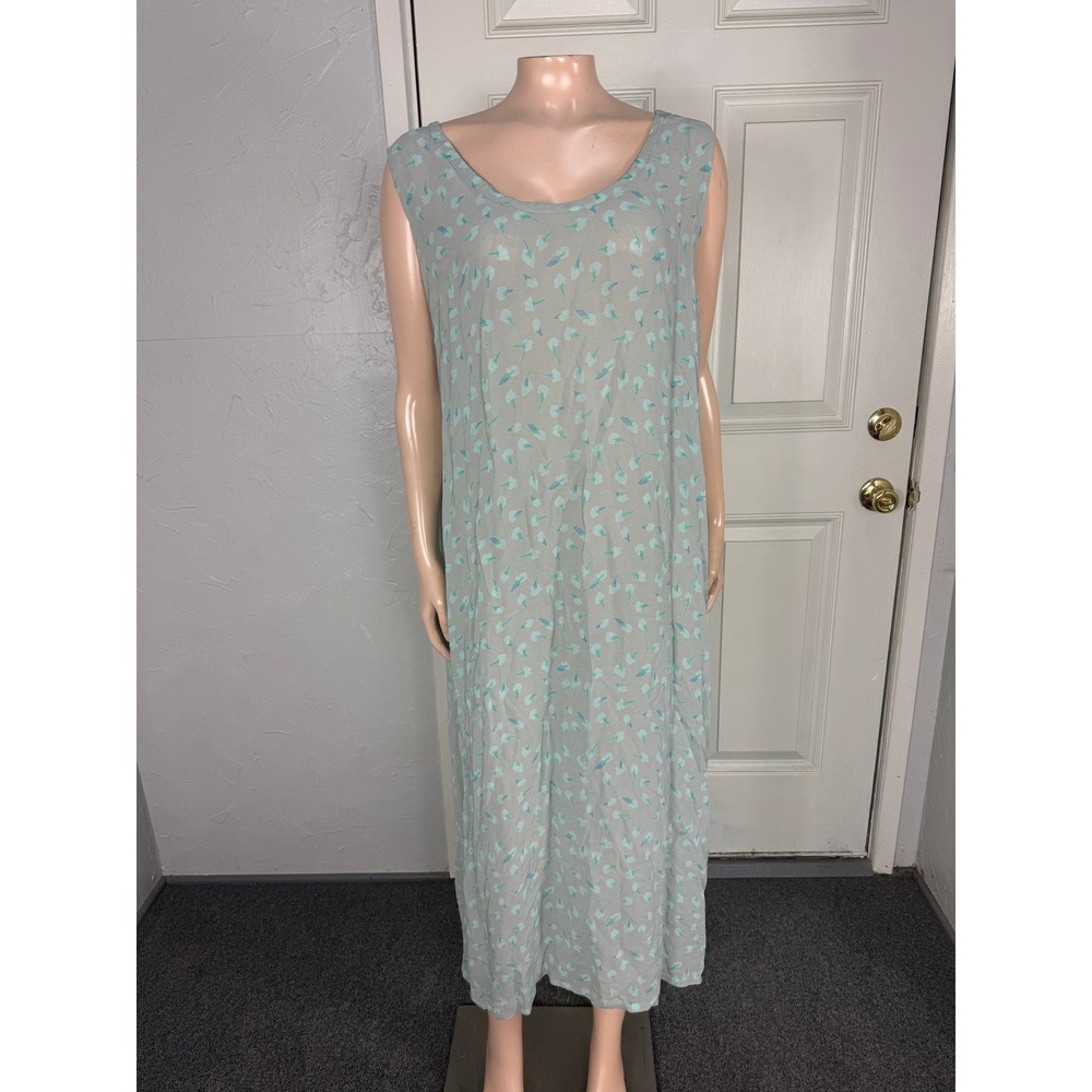 Vintage 90s Angelheart Designs Women's Dress Rayon Floral Rayon A-line W3-21
